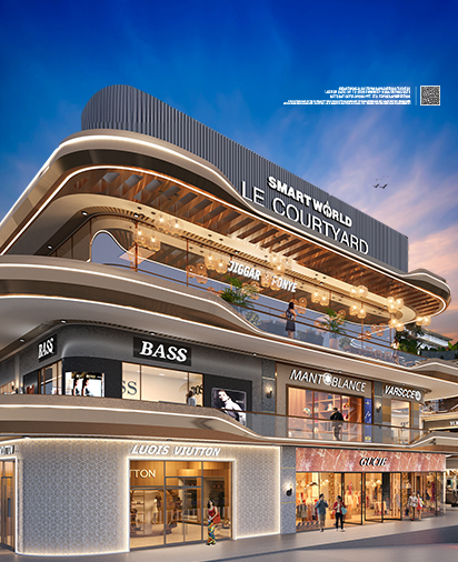 Smartworld Le Courtyard Sector 98 Noida Retail Shops & High Street Commercial